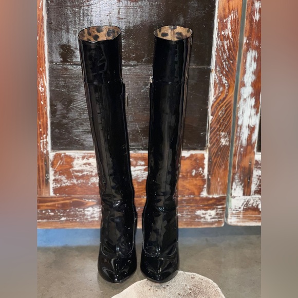 Dolce & Gabbana Black Patent Boots - Picture 6 of 6